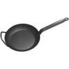 turk Iron Frying Pan (for Roasting) (9.4 inches (24 cm) Deep with Support Grip, Black view 2