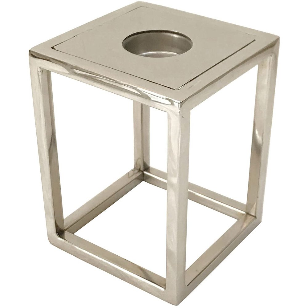 A&B Home Aluminum T-Light Holder - 4" x 4" x 6" - Silver