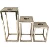 A&B Home Aluminum T-Light Holder - 4" x 4" x 6" - Silver view 2