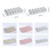 Cabilock 2pcs Egg Storage Box Refrigerator,18 Grid Deviled Egg Tray Storage Container Organizer,Stackable Plastic Holder with Lid,Space-Saving Portable Carriage Container for Refrigerator Kichen view 2