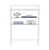 J&V TEXTILES 3-Shelf Bathroom Organizer Over The Toilet, Bathroom Spacesaver (White)* view 3