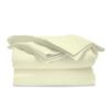 100% Egyptian Cotton Sheets, Ivory Solid-Queen-XL Sheets Set, 600 Thread Count Extra Long Staple Cotton, Sateen Weave for Soft and Silky Breathable Feel, Fits Mattress Upto 15'' DEEP Pocket Mattress view 2