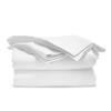 100% Egyptian Cotton Sheets, White Solid-King Sheets Set, 600 Thread Count Extra Long Staple Cotton, Sateen Weave for Soft and Silky Breathable Feel, Fits Mattress Upto 15'' DEEP Pocket Mattress view 2