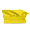 100% Egyptian Cotton Sheets, Yellow Solid-RV King Sheets Set, 600 Thread Count Extra Long Staple Cotton, Sateen Weave for Soft and Silky Breathable Feel, Fits Mattress Upto 15'' DEEP Pocket Mattress view 2