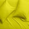 100% Egyptian Cotton Sheets, Yellow Solid-RV King Sheets Set, 600 Thread Count Extra Long Staple Cotton, Sateen Weave for Soft and Silky Breathable Feel, Fits Mattress Upto 15'' DEEP Pocket Mattress view 4