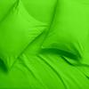 100% Egyptian Cotton Sheets, Parrot Green Solid-Full-XL Sheets Set, 600 Thread Count Extra Long Staple Cotton, Sateen Weave for Soft and Silky Feel, Fits Mattress Upto 15'' DEEP Pocket Mattress view 4