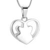 QJZM Paw in My Heart Cremation Necklace for Pet Stainless Steel Memorial Jewelry Hold Dog Cat Ashes Keepsake Pendant-Rose Gold_Necklace Box Funnel view 2