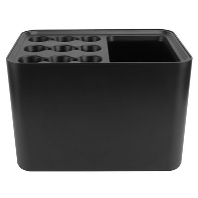 Cabilock 1pc Wall-mounted Umbrella Storage Rack Nordic Decorative Umbrella Holder Self-contained Water Collection Platform for Entryway and Home Use Black Finish