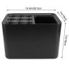 Cabilock 1pc Wall-mounted Umbrella Storage Rack Nordic Decorative Umbrella Holder Self-contained Water Collection Platform for Entryway and Home Use Black Finish view 2