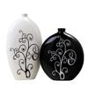 Ceramics statue Resin Black and white simple TV cabinet wine cabinet decoration decoration home living room decoration ceramic vase flower soft decoration view 1