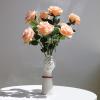 9 Inch Modern Art Ceramic Flower Vase Hand Holding Plants Flower Container, Tabletop White Arm vase for Home Office Decoration view 2
