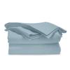 100% Egyptian Cotton Sheets, Light Blue Solid-RV King Sheets Set, 600 Thread Count Extra Long Staple Cotton, Sateen Weave for Soft and Silky Feel, Fits Mattress Upto 15'' DEEP Pocket Mattress view 2