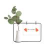 OFFbb-USA Love Summer Fruit Watermalon Metal Picture Frame Ceramic Vase Decor view 1