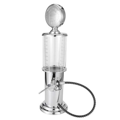 Wine Dispenser, FoodGrade Safe And Durable Materials Gas Pump Liquor Dispenser with a Tight Lid, Gas Station Shaped Liquor Beer Beverage Container for Home Bar Party Anniversary