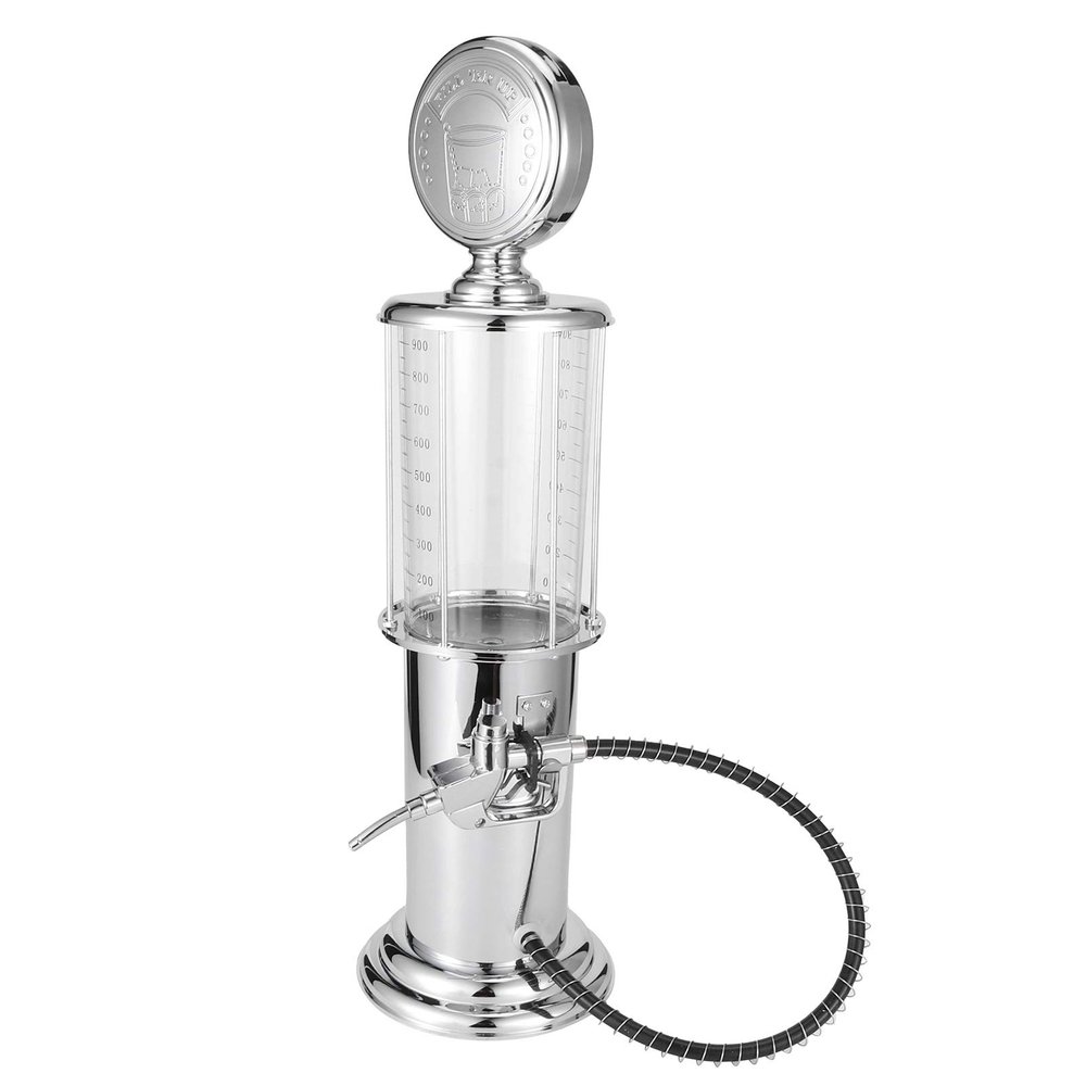 Wine Dispenser, FoodGrade Safe And Durable Materials Gas Pump Liquor Dispenser with a Tight Lid, Gas Station Shaped Liquor Beer Beverage Container for Home Bar Party Anniversary