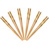 BambooMN Premium Reusable Japanese Bamboo Chopsticks, Twisted 9 inch - 36 Pairs view 1