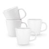 Stone lain Abigael Weave Stoneware Dish Set, 4 Mugs, White view 1