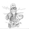 Fishing Portrait from a photo Custom Personalized Gift for Angler Fisherman from Fishing Artist view 1