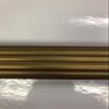 2 Inch Diameter Drapery Wood Fluted Curtain Rod 8 FT (Gold) view 3