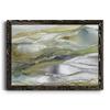 Framed Canvas Wall Art Decoration Mordern Abstract Painting with Black Barnwood Frame for Home and Office, Ready to Hang view 1