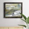 Framed Canvas Wall Art Decoration Mordern Abstract Painting with Black Barnwood Frame for Home and Office, Ready to Hang view 4