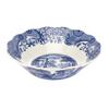 Spode Blue Italian Daisy Bowl | Serve Pasta, Salad, Or Soup | Scalloped Edge Design | Made of Porcelain | Measures 10-Inches | Dishwasher Safe (Blue/White) view 1