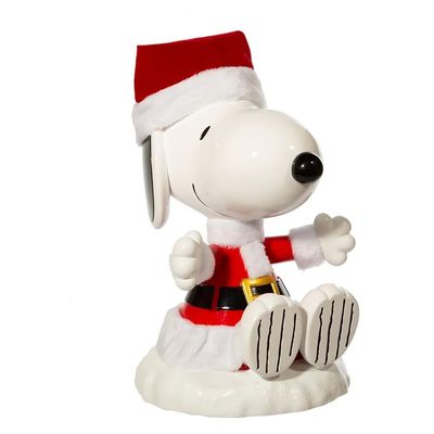 Santa Snoopy Tree Topper