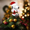 Santa Snoopy Tree Topper view 2