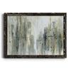 Framed Canvas Wall Art Decoration Mordern Abstract Painting with Black Barnwood Frame for Home and Office, Ready to Hang view 1