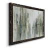 Framed Canvas Wall Art Decoration Mordern Abstract Painting with Black Barnwood Frame for Home and Office, Ready to Hang view 2
