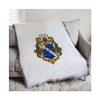 Alpha Phi Omega Full Color Crest Afghan Blanket Throw view 1