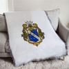 Alpha Phi Omega Full Color Crest Afghan Blanket Throw view 2