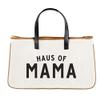 Santa Barbara Design Studio Tote Bag For Women Hold Everything 100% Cotton Canvas Shoulder Bag with Waterproof Lining, Large, Haus of Mama