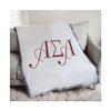 Alpha Sigma Alpha ASA Greek Letter Afghan Blanket Throw view 1