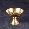 Craftsman Satvik 4 Pc Set of Brass Handmade Pyali Diya Ornamental Oil Lamp Deepak Payali Deepam Kutthu Vilakku Indian Housewarming Return Gift Item view 4