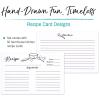 Outshine Recipe Cards| 50 Blank Recipe Cards | Double Sided Thick Card Stock for Recipe Holders - 4x6 White view 2
