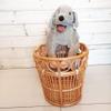 Ding&ng Rattan Storage Basket, Household Storage Basket, Towel Woven Basket, Dirty Clothes Basket, Toy Storage Basket, Length 43CMwidth 35height 33CM view 3
