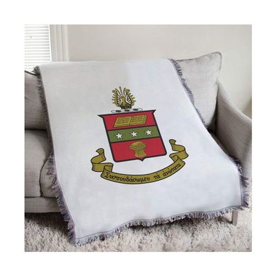 Alpha Chi Omega Full Color Crest Afghan Blanket Throw