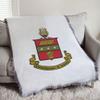 Alpha Chi Omega Full Color Crest Afghan Blanket Throw view 2