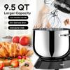 9.5 Qt Stand Mixer, 10-Speed Tilt-Head Food Mixer, Vezzio 660W Kitchen Electric Mixer with Stainless Steel Bowl, Dishwasher-Safe Attachments for Most Home Cooks(Black) view 2