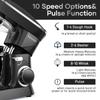 9.5 Qt Stand Mixer, 10-Speed Tilt-Head Food Mixer, Vezzio 660W Kitchen Electric Mixer with Stainless Steel Bowl, Dishwasher-Safe Attachments for Most Home Cooks(Black) view 3