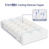 ELEMUSE Twin Mattress Topper for Back Pain, Extra Thick Mattress Pad Cover, Plush Soft Pillowtop with Elastic Deep Pocket, Overfilled Down Alternative Filling view 2