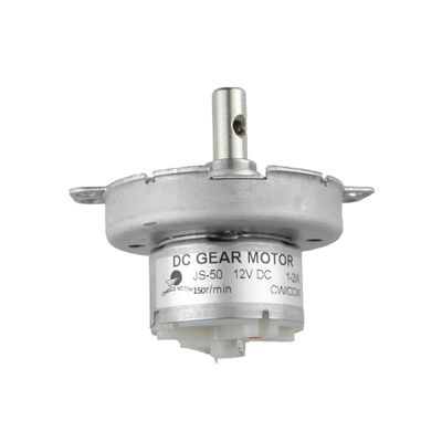 CHANCS JS-50 12V DC 150RPM Slow Speed Motor CW/CCW Gear Electric Motor Brushed Mini DC Gear Motor