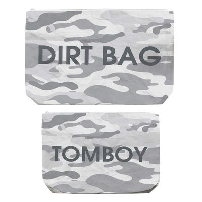 Santa Barbara Design Studio Face to Face Tyvek Bag - Camo Tomboy/Dirtbag - Set of 2