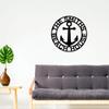 Anchor Sign, Beach House Decor, Nautical Decor, Nautical Sign, Anchor Family Name, Wall Decor, Wedding Gift, Metal Wall Art, Lakehouse Decor view 4