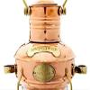 Anchor Oil Lamp Hurricane Lantern Brass & Copper Leeds Burton Nautical Ship Marine 14" Lantern view 2