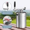 TMCRAFT 170oz Mini Keg Growler, Pressurized Stainless Steel Home Keg Kit System with Adjustable Faucet Keeps Fresh and Carbonation for Homebrew, Craft and Draft Beer view 2