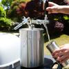 TMCRAFT 170oz Mini Keg Growler, Pressurized Stainless Steel Home Keg Kit System with Adjustable Faucet Keeps Fresh and Carbonation for Homebrew, Craft and Draft Beer view 3