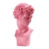 LKXHarleya 5.7" Classic Greek giuliano de Medici Sculpture Figurine Replica Resin David Bust Statue Home Decor(Red) view 1