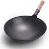 Cast Iron Non-stick Wok, High Temperature Versatile Resistant, with Non-slip Wooden Handle, Universal Gas Cooker-40cm view 1